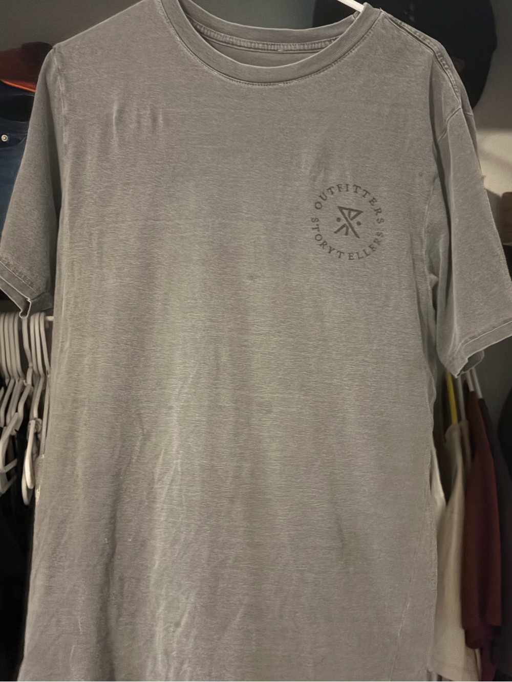 Roark Men's Washed Gray Short-Sleeve Logo Tee